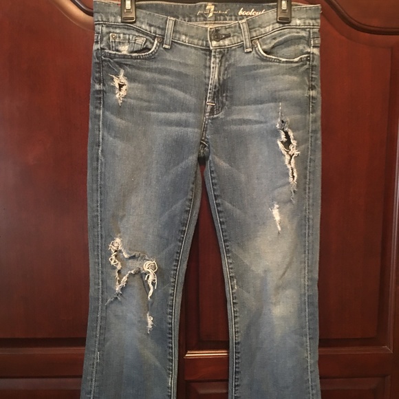 7 for all man kind Bootcut Jeans - Size 29 - Picture 2 of 15